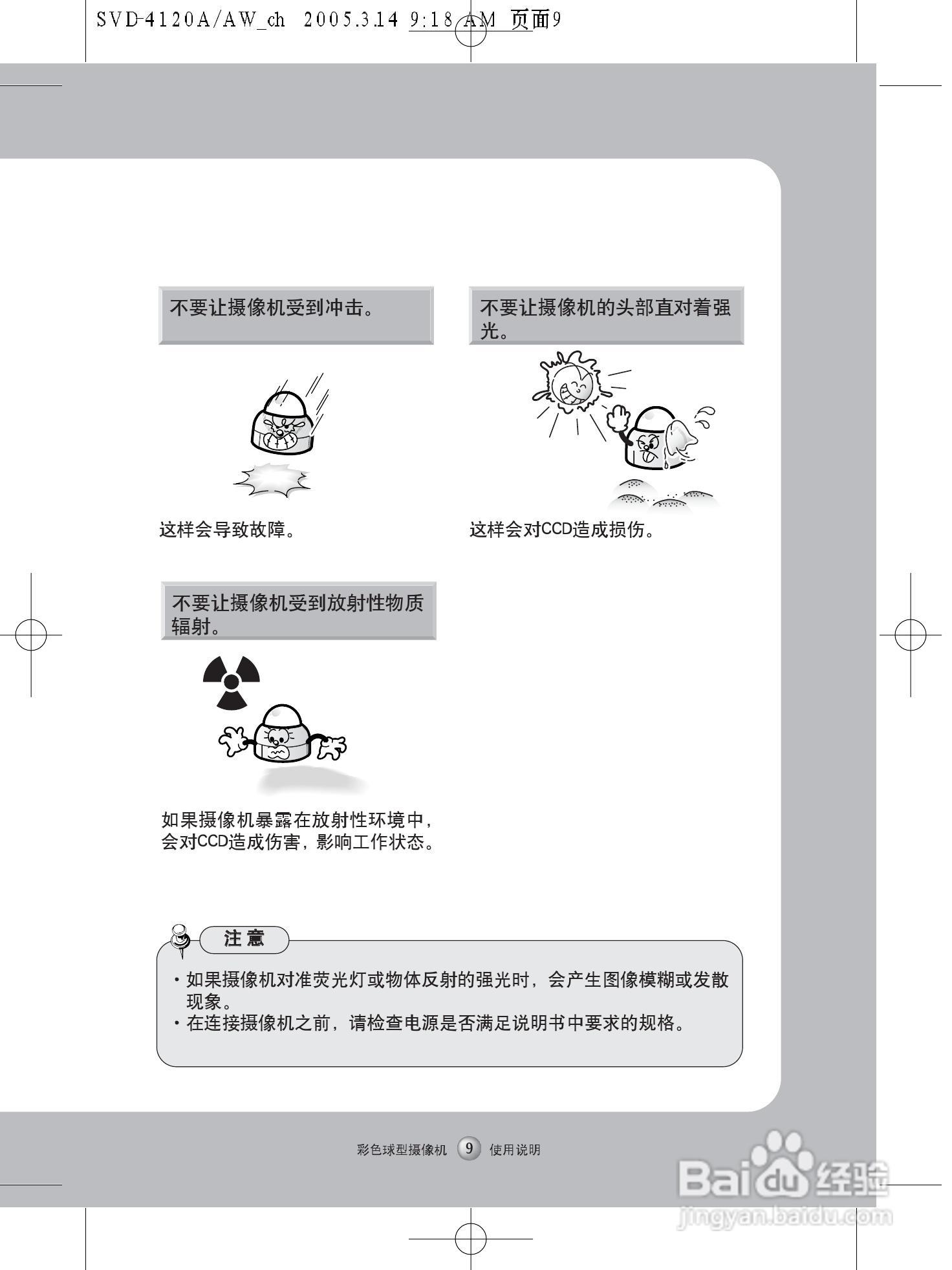 三星 防暴彩色球型摄像机SVD-4120A使用说明书:[1]