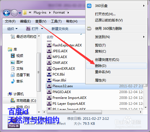 打开ae提示检测到插件Plexus有多个副本怎么操作