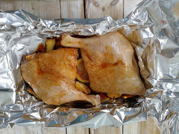 柠香五味烤鸭腿