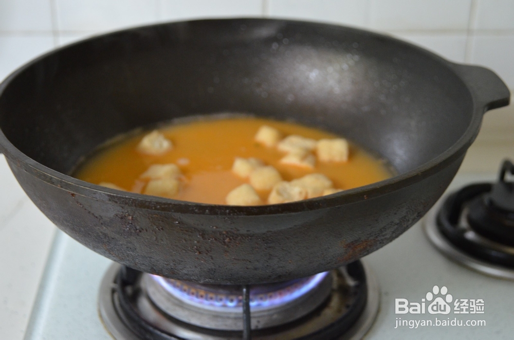 虾头紫菜油条子汤