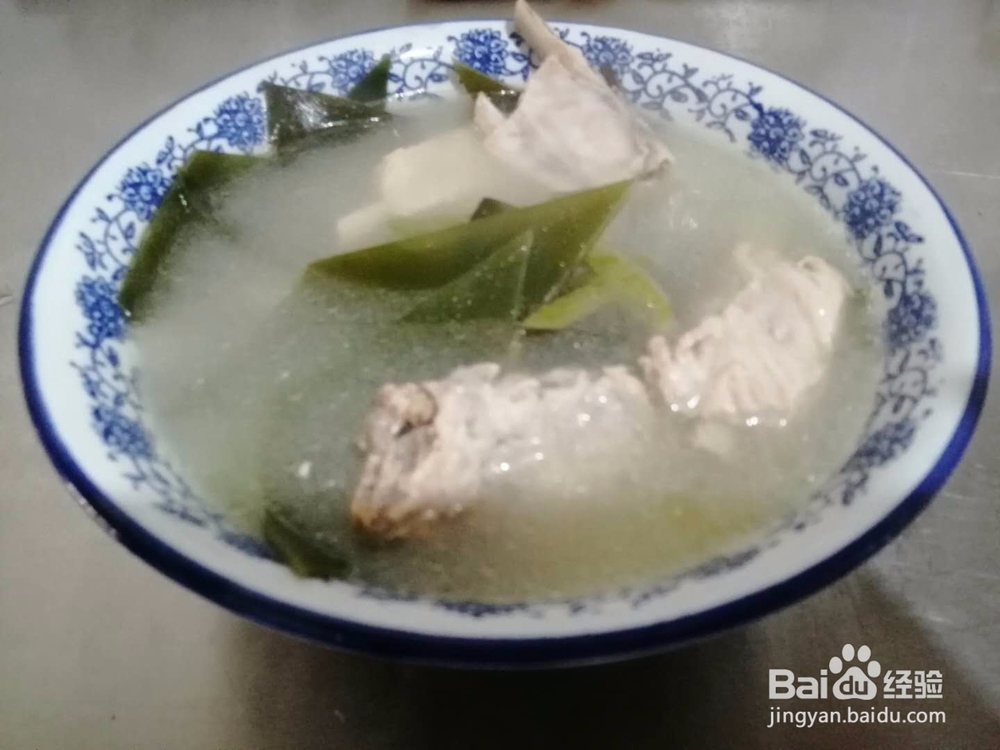 清炖排骨海带汤教程