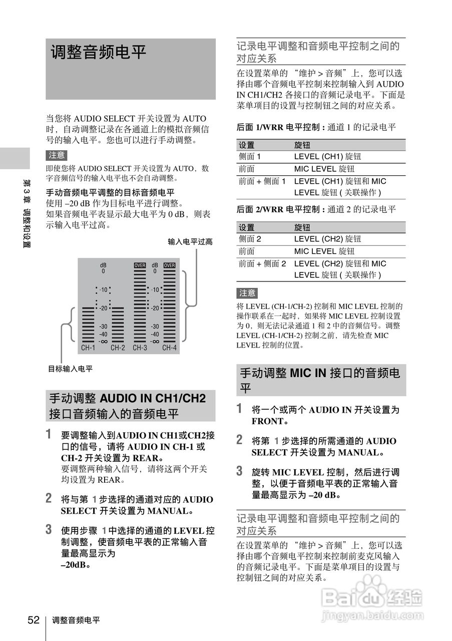 索尼PMW-330L数码相机使用说明书:[6]