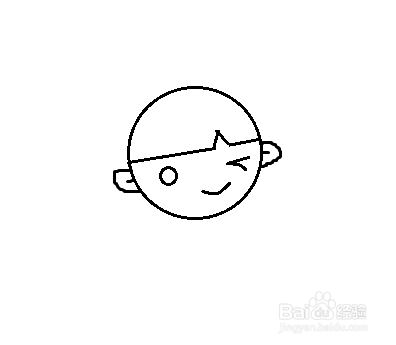 简笔画-女孩的简笔画如何画