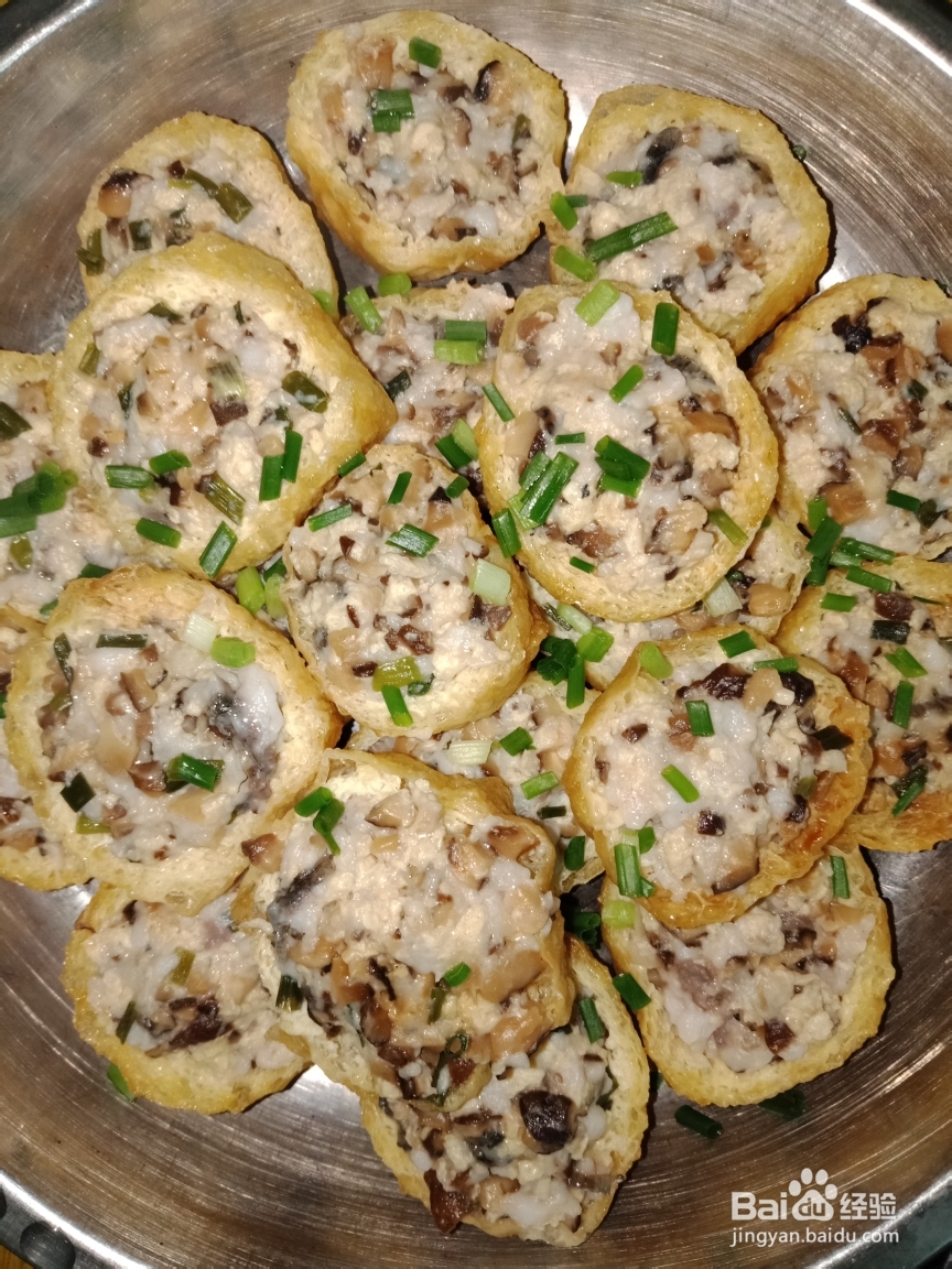 怎么做油豆泡塞鱼?