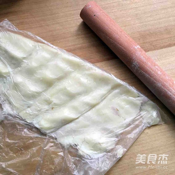 山药紫薯茶巾绞