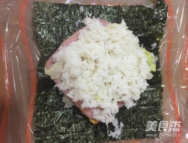 米饭三明治的做法