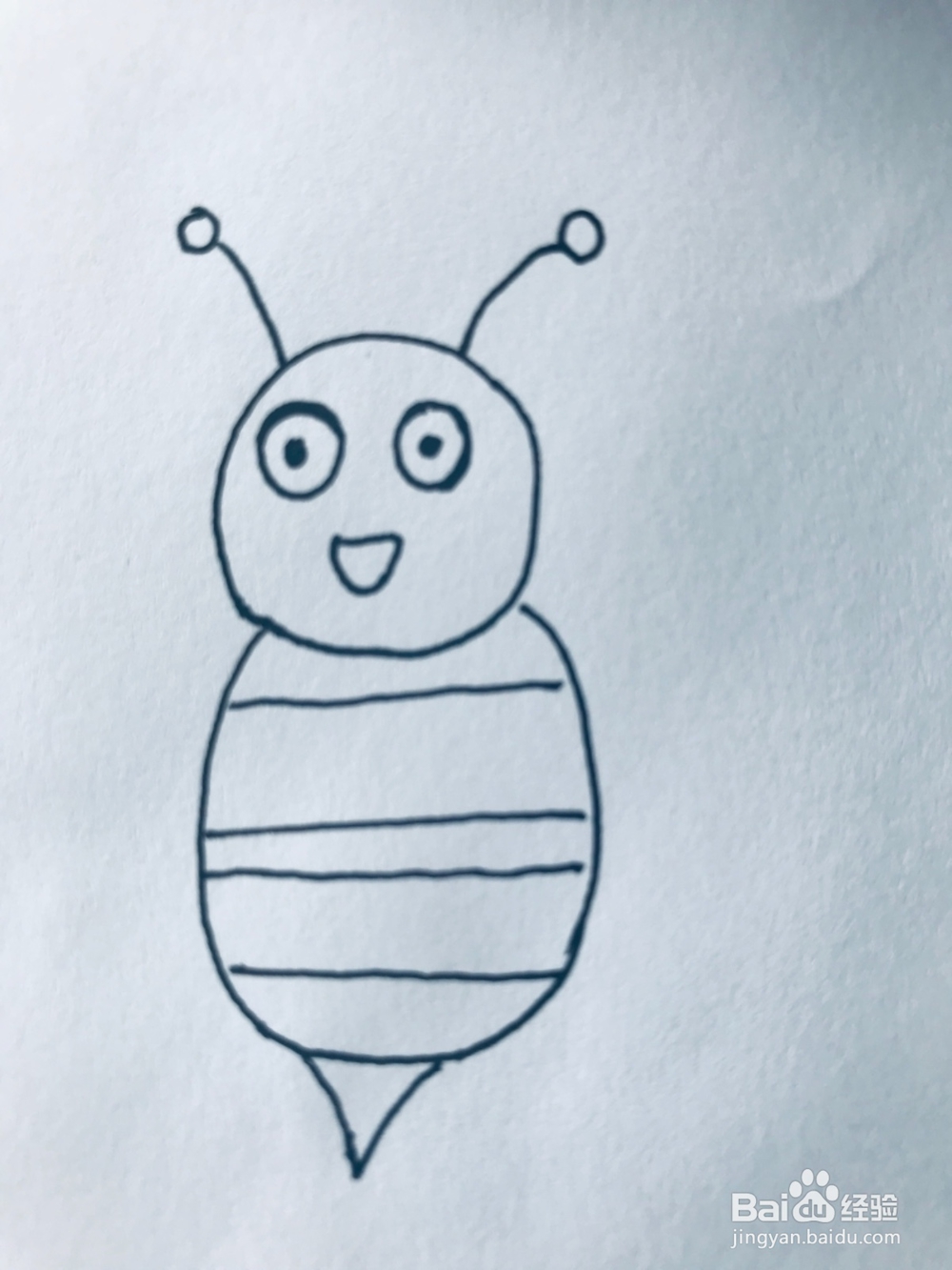 简笔画小蜜蜂