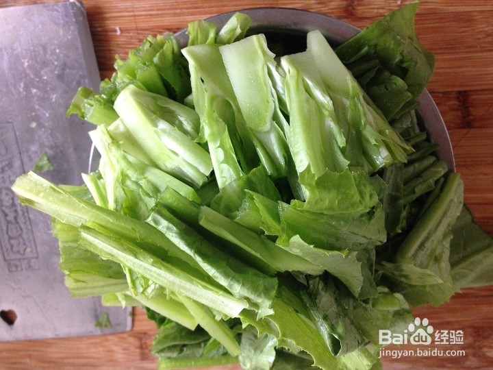 怎样做好油麦菜的备料