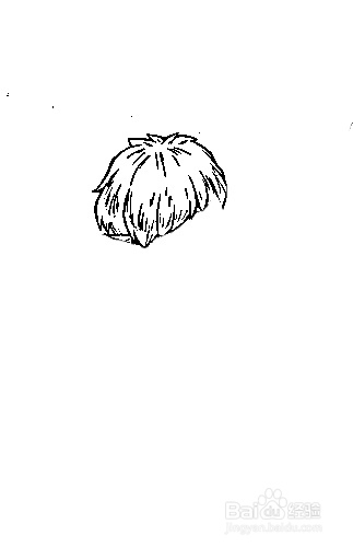 简笔画动漫人物七龙珠吉斯的画法