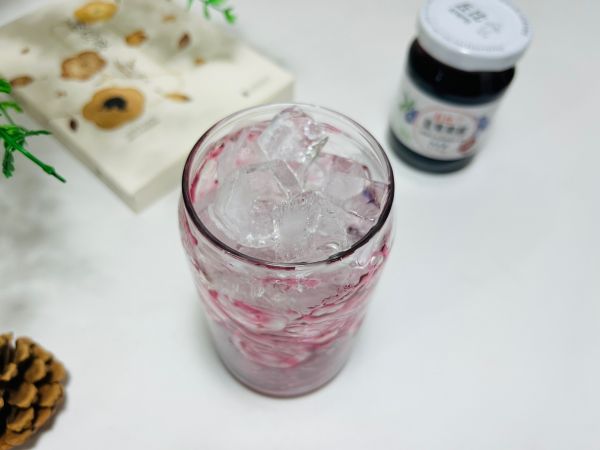 DIY蓝莓生椰拿铁