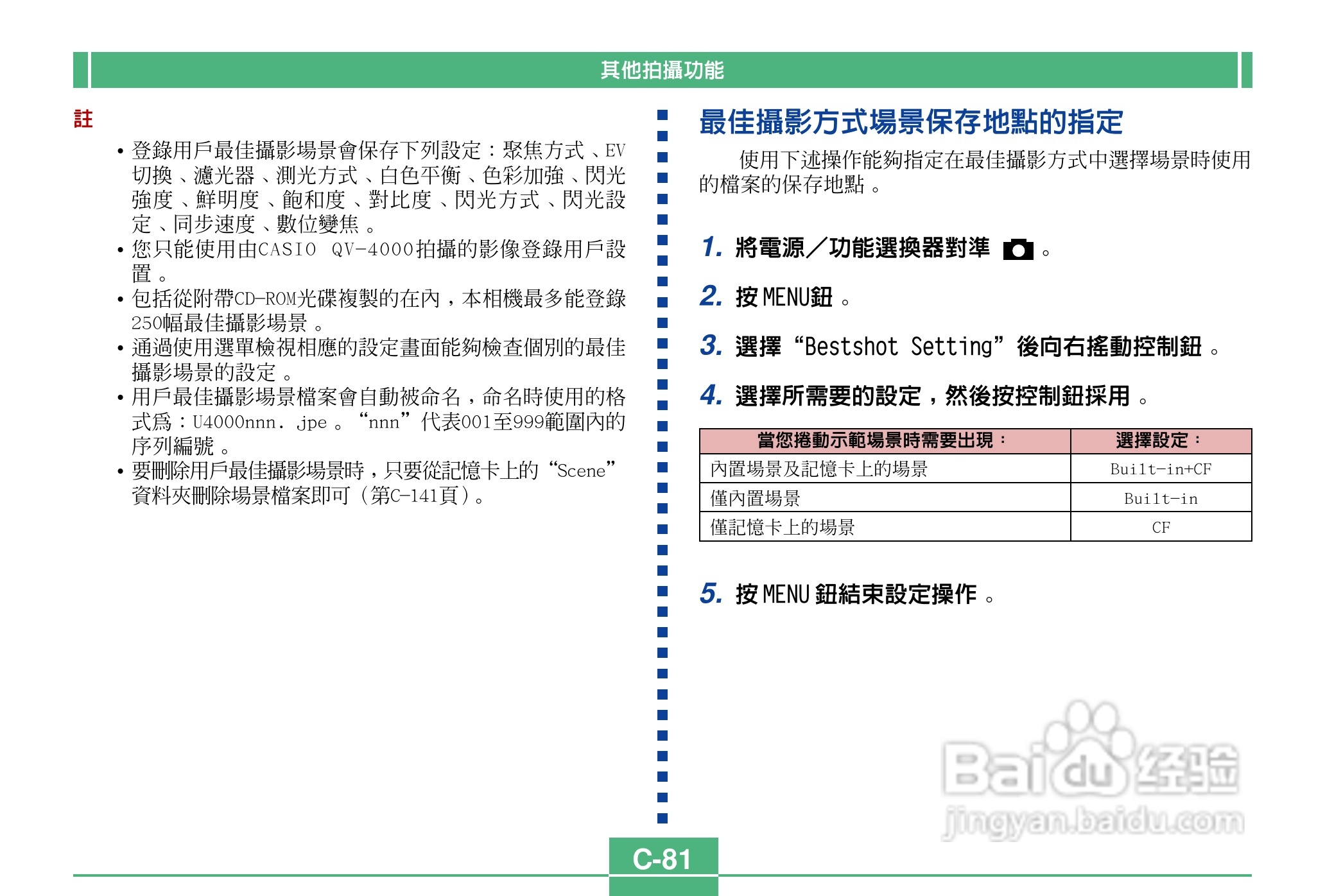 卡西欧QV-4000码相机使用说明书:[9]