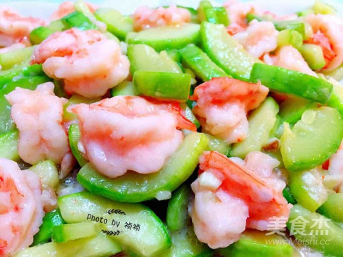 角瓜特别喜虾仁的鲜美使角瓜身价倍增