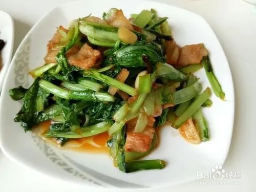 小松菜炒五花肉