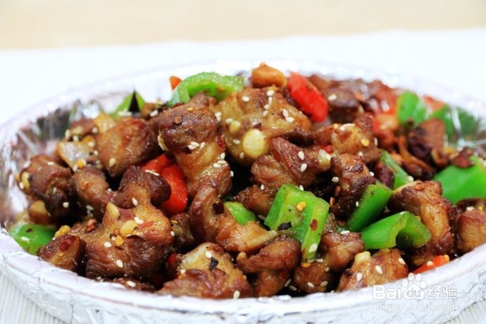 美味的干锅香辣软骨