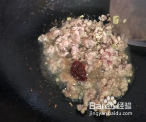 蒜苔肉沫的做法