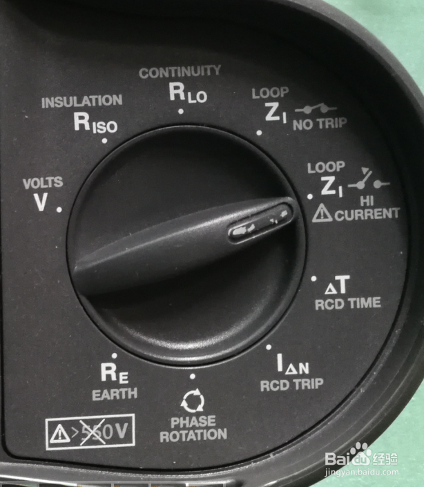 F166X 电气安装测试仪的使用(6、环路阻抗_HI)