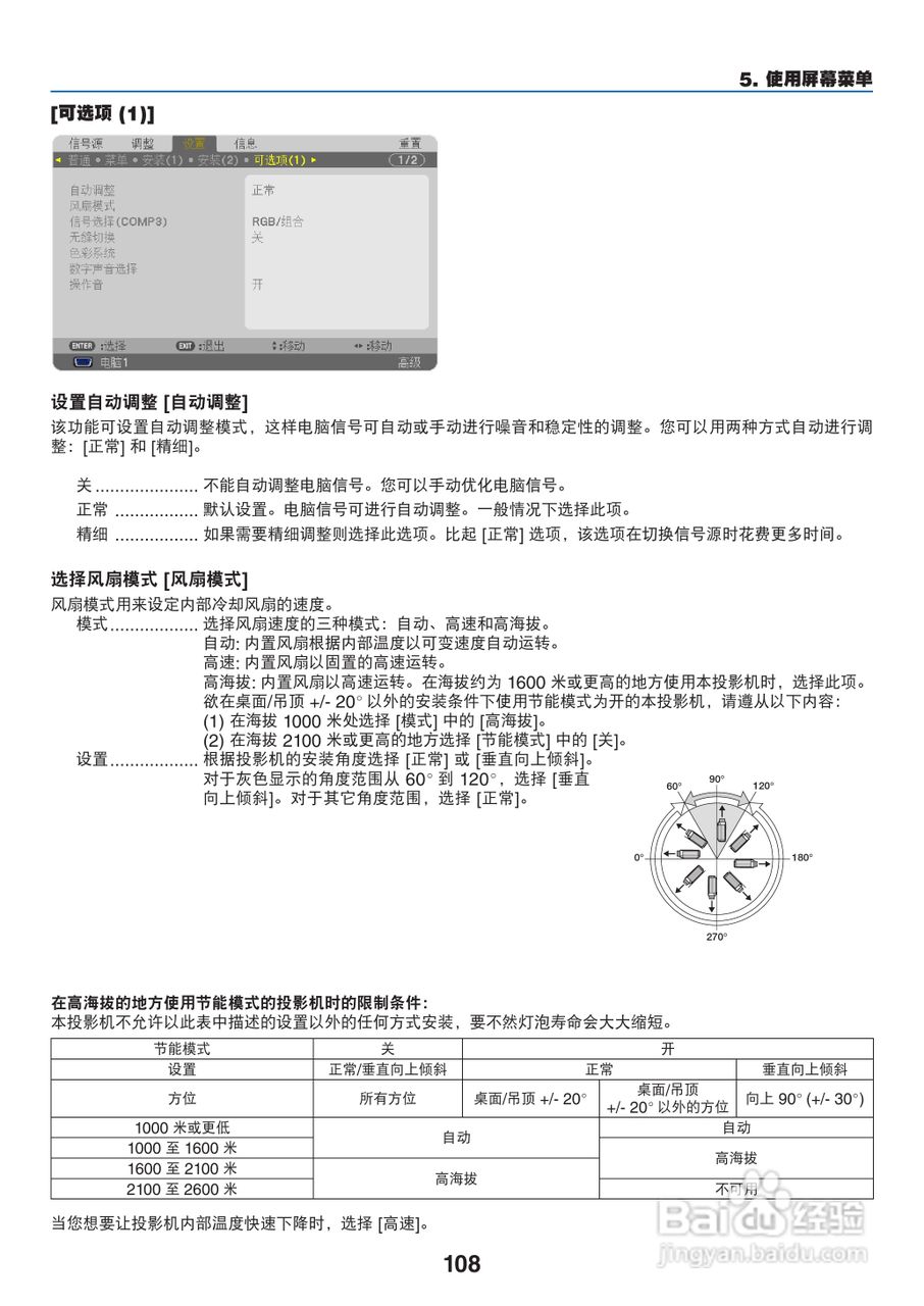 日电NP-PA550W+投影机说明书:[12]
