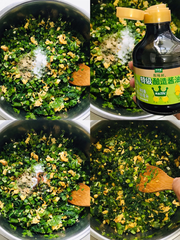 韭菜鸡蛋馅饺子