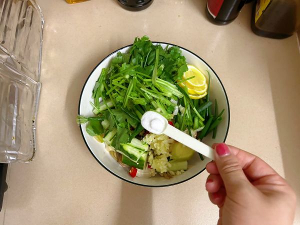 凉拌青瓜小海鲜