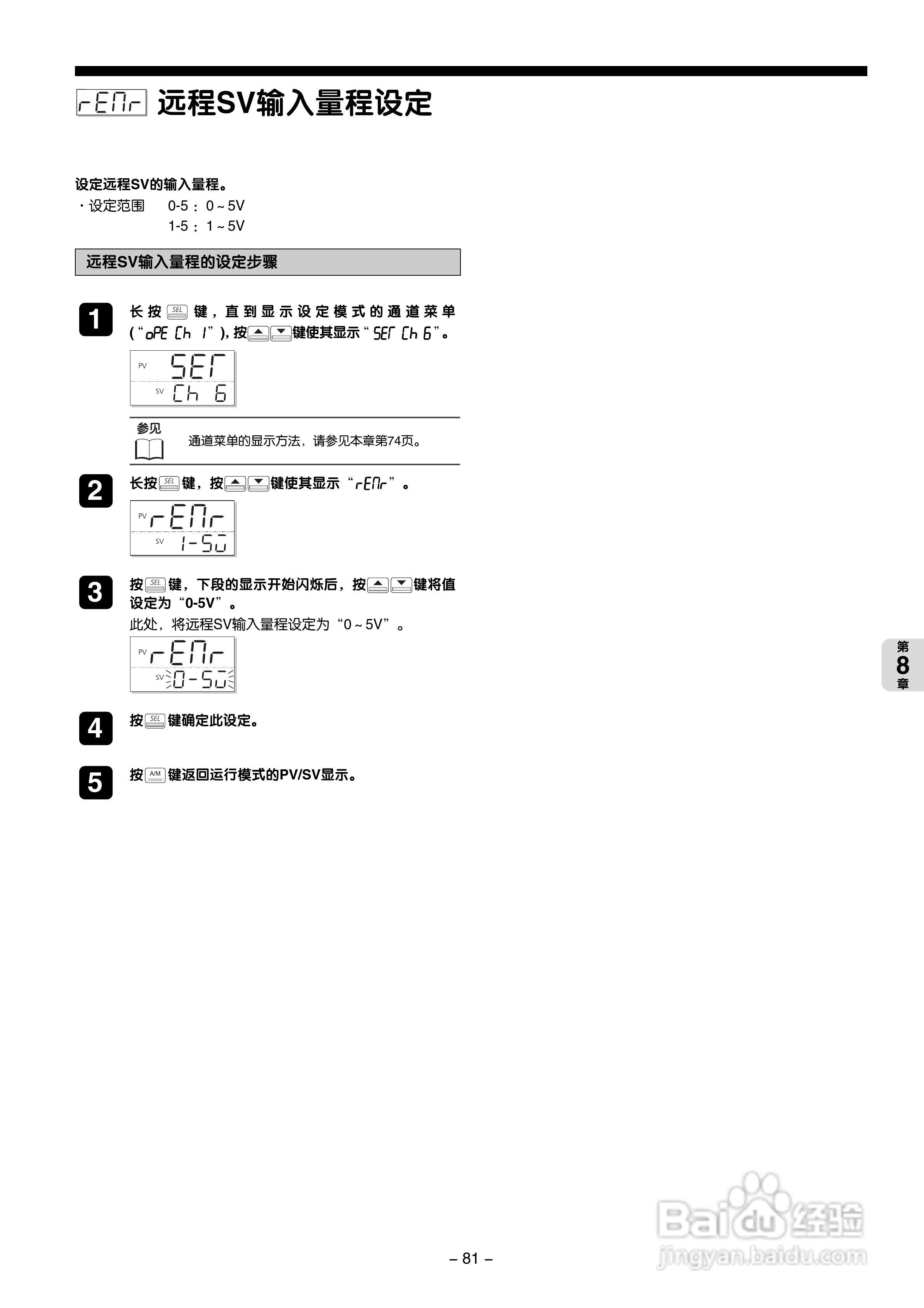 富士PXG 数字式温度调节器操作手册:[9]