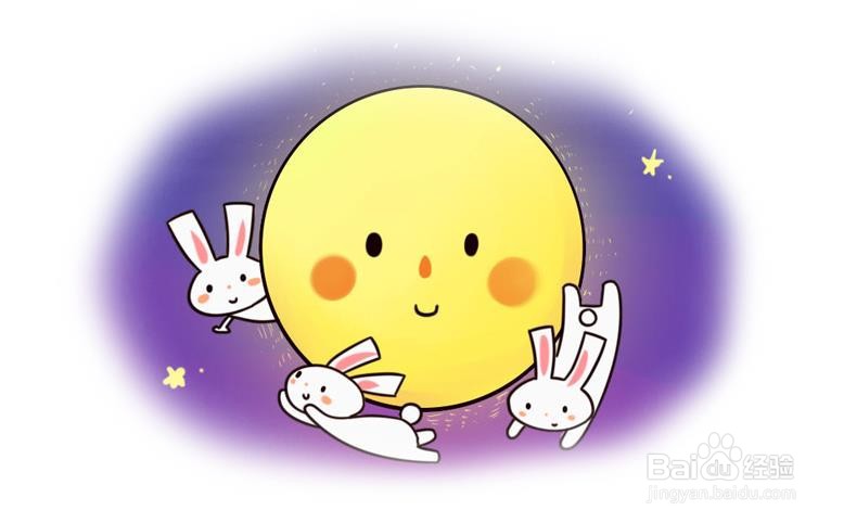 中秋节月亮简笔画