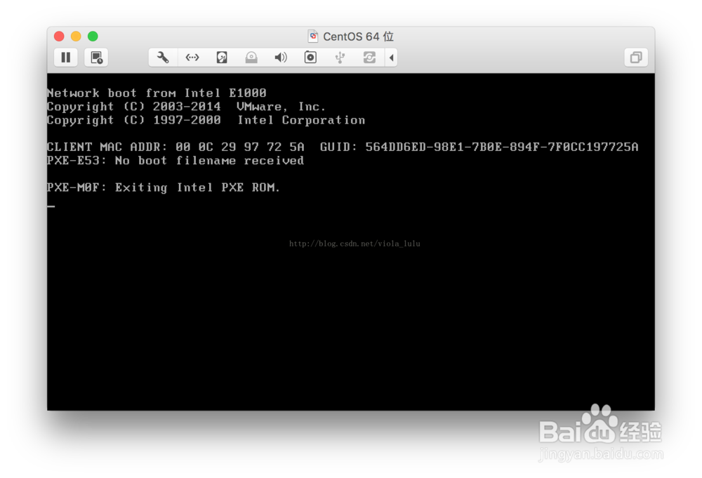 苹果imac在VMware Fusion安装Linux系统centos7