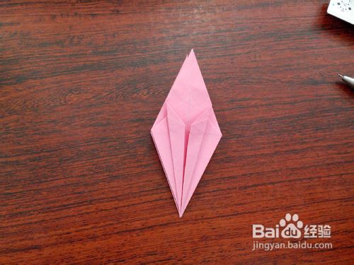 百合花折纸教程