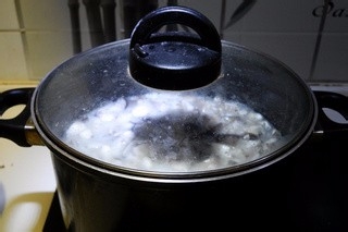 平菇猪肉二米粥