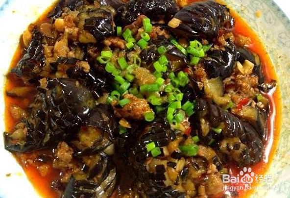 安全健康的肉末茄子