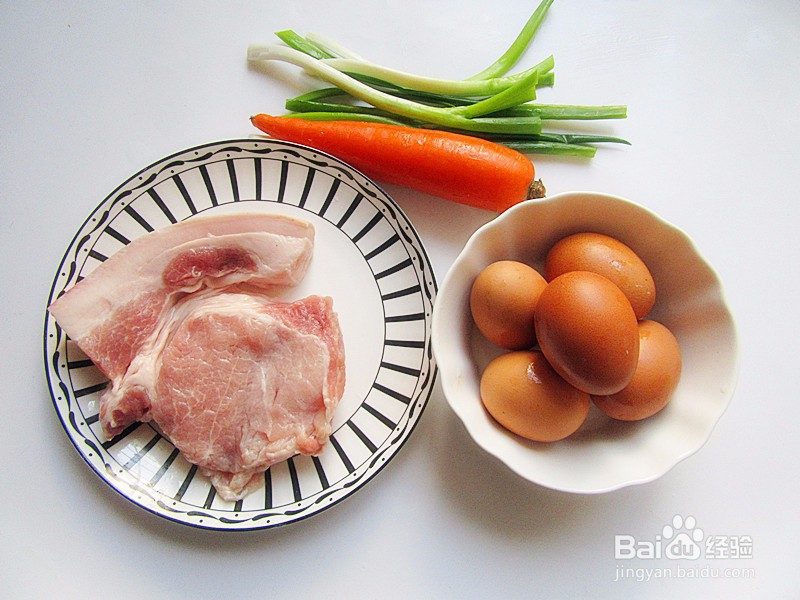 宝宝辅食~肉饼蒸蛋