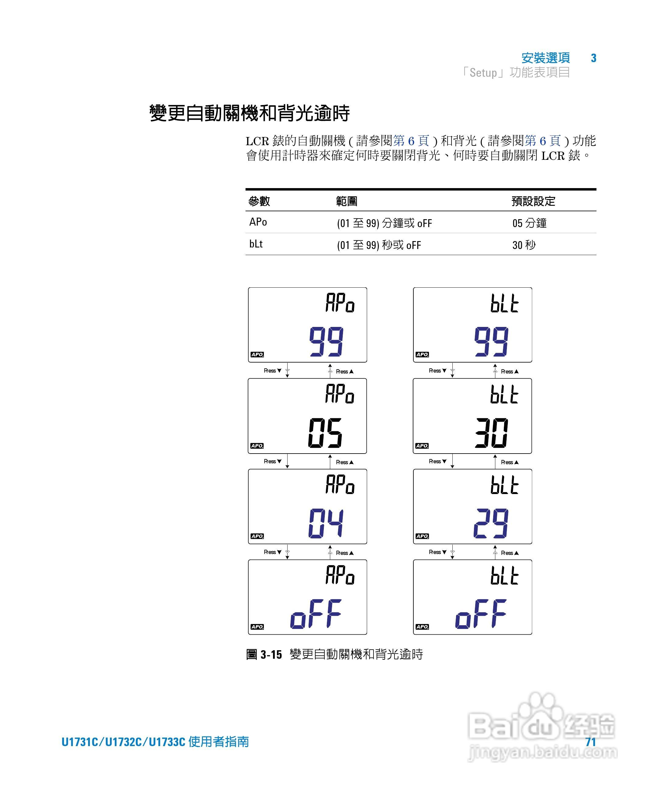 U173XC系列手持式LCR表使用手册:[9]