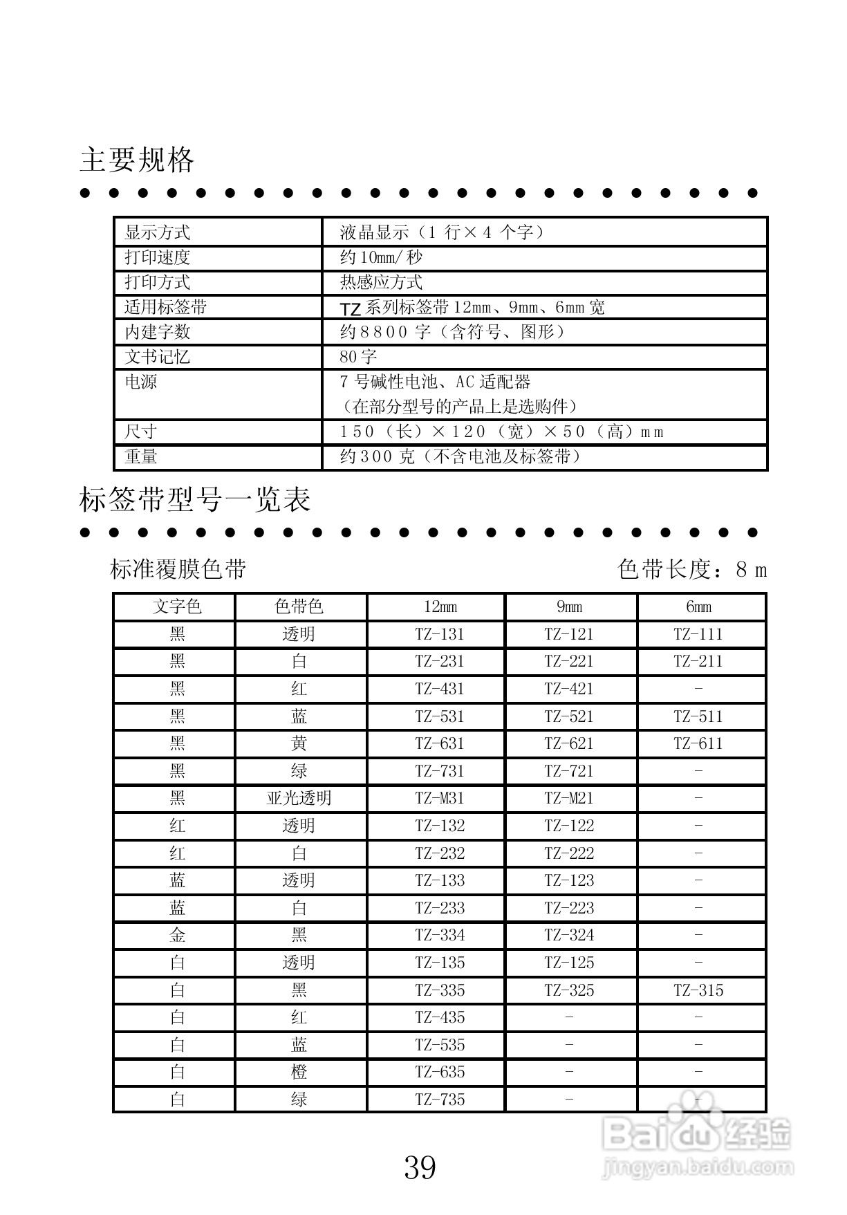 兄弟PT-1100CH标签打印机使用说明书:[4]