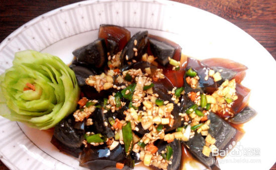 松花蛋怎么调料汁