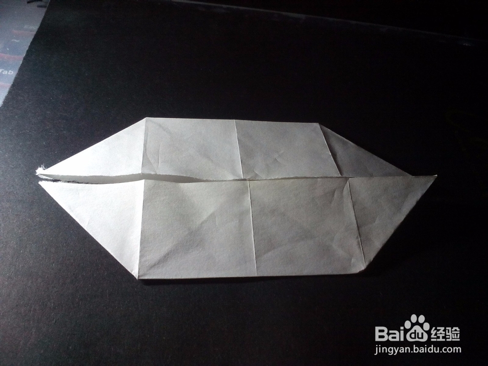 双型小船的简单折法