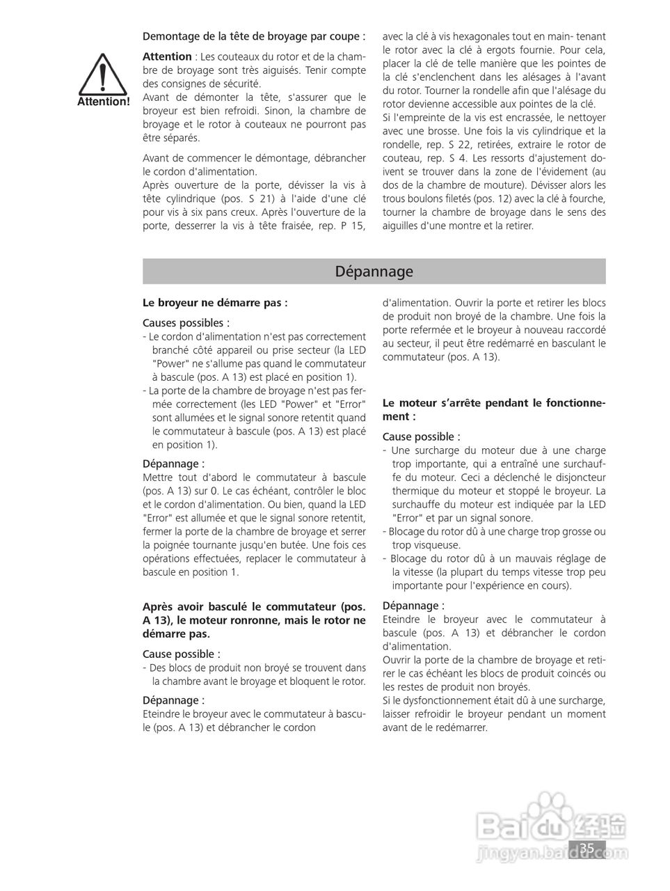 IKA MF10精细研磨机使用说明书:[4]