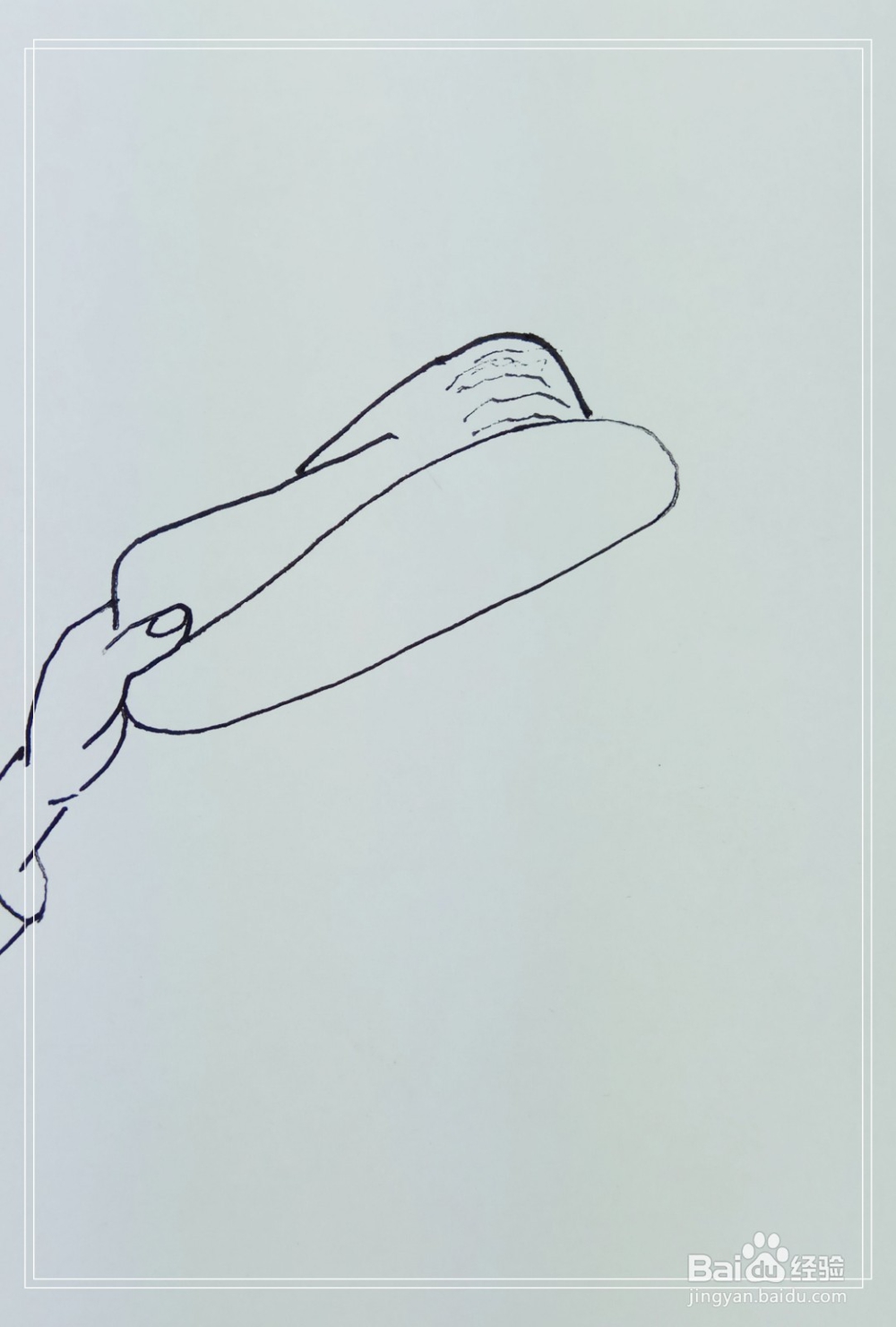 怎样画简笔画“手拿着帽子”？