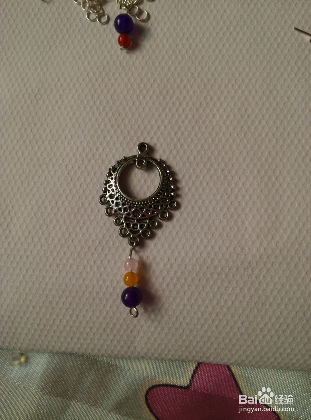 简单制作复古名族耳环