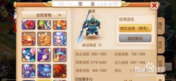 梦幻西游的宝宝介绍