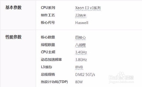 看性能参数选择服务器CPU