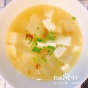 怎么做冬瓜豆腐汤的管攻略/步骤