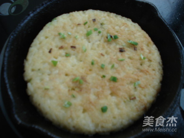米饭鸡蛋饼的做法