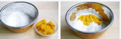 把秋天搬上餐桌——南瓜菊花卷