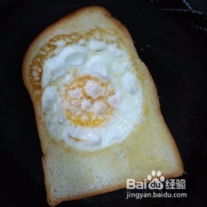 自制营养早餐之芝士荷包蛋吐司详细教程图解