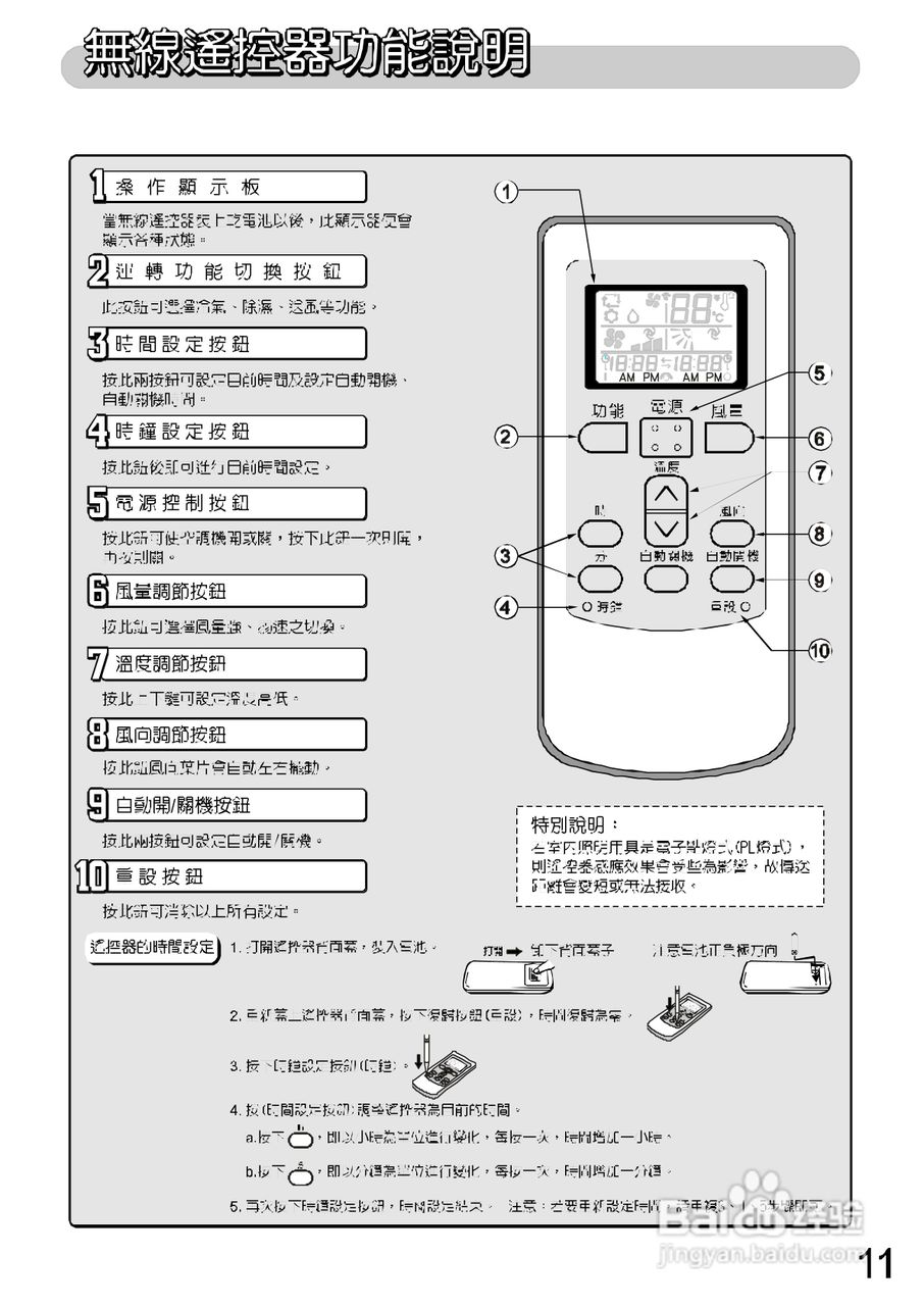 三洋SAP-C907P型冷气机说明书:[2]