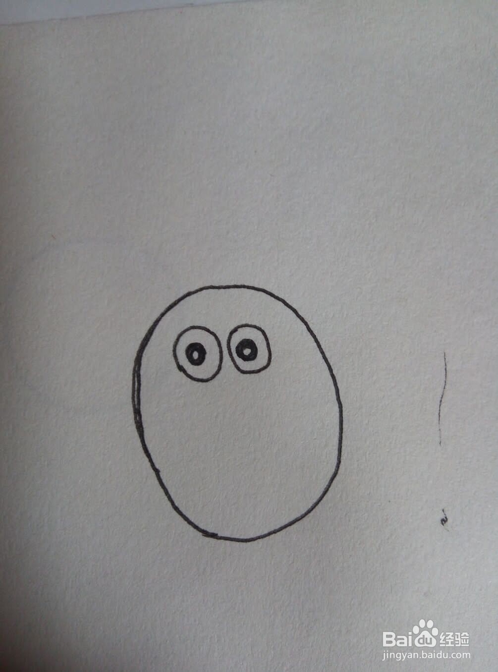 最胖猫头鹰简笔画