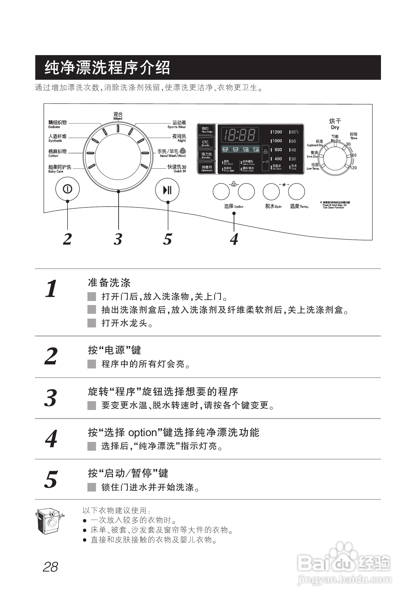 LG WD-C12245D洗衣机使用说明书:[3]