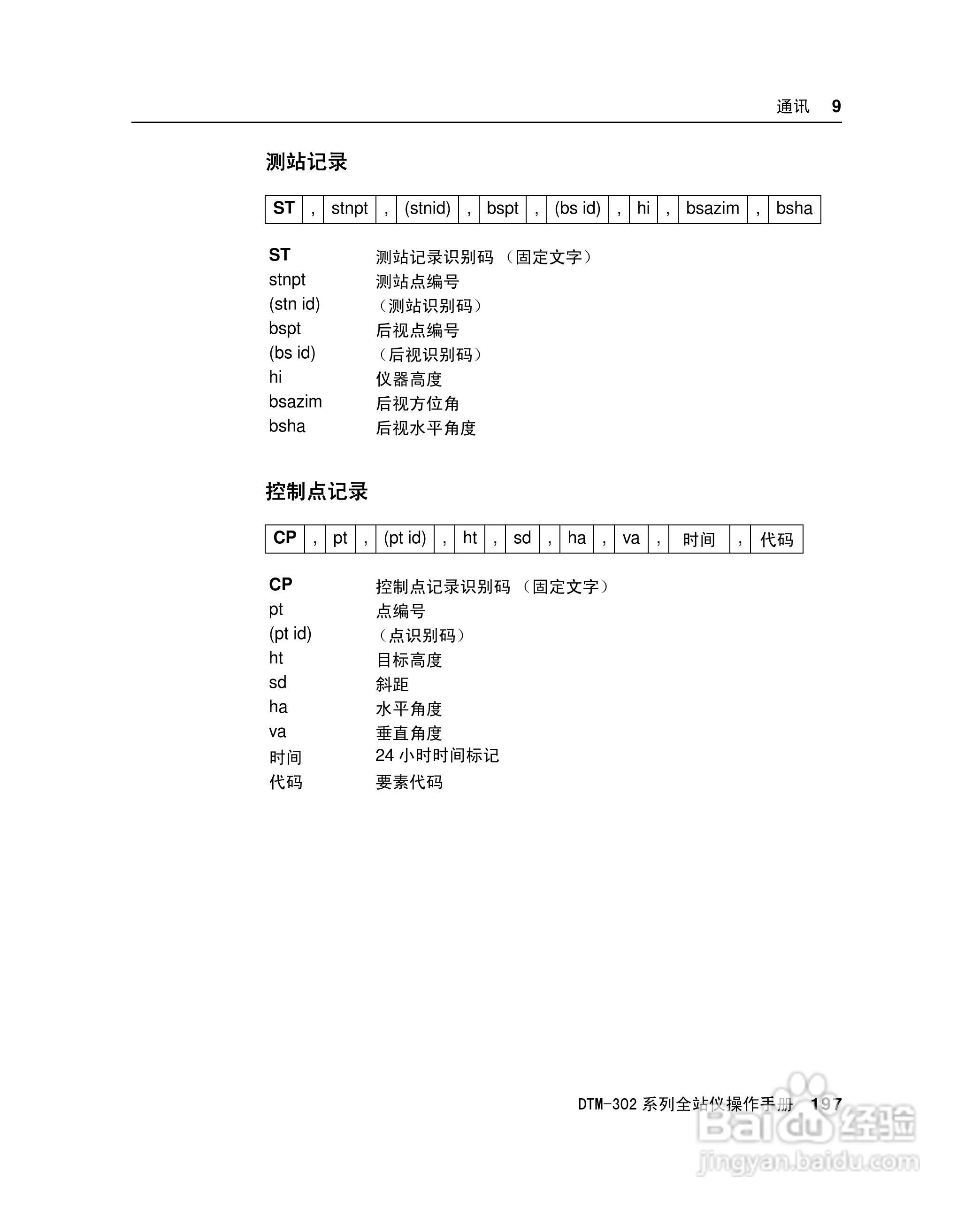 尼康DTM-302、332、352、362 系列全站仪使用手册:[22]