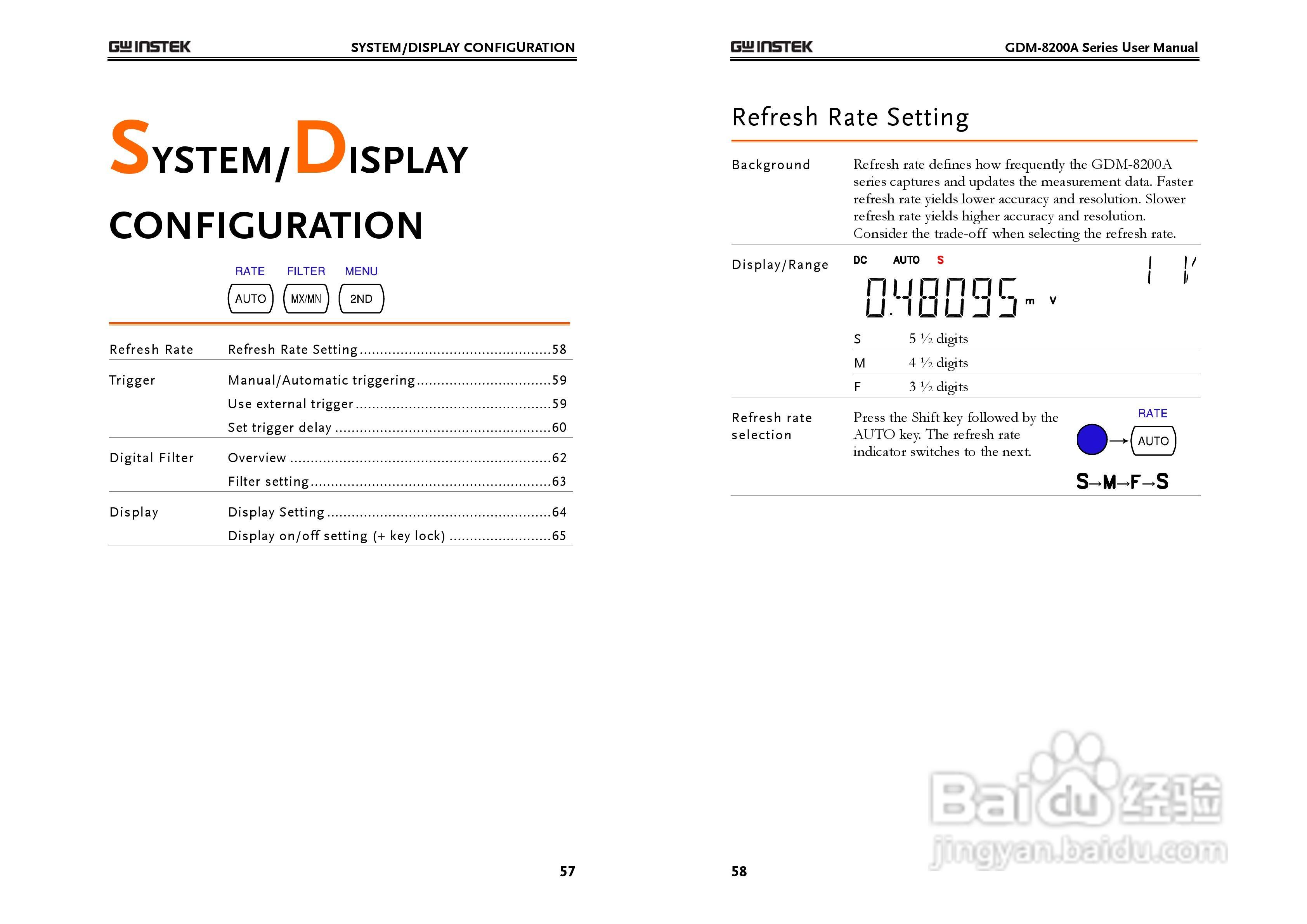 固纬GDM-8251A数字万用表使用说明书:[3]