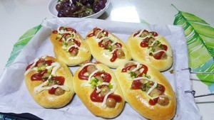 香肠面包的做法