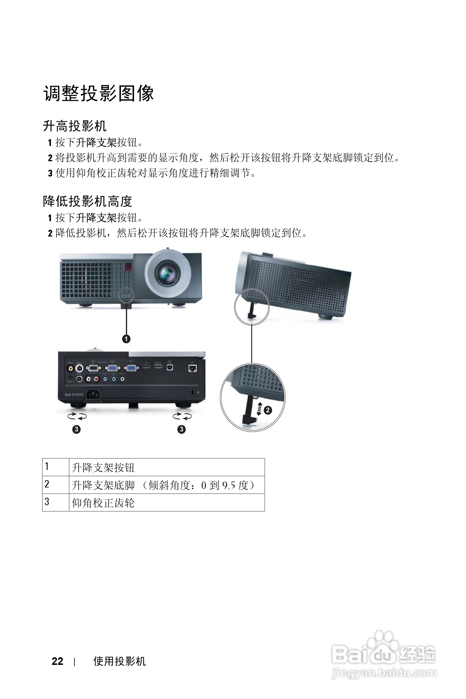 戴尔4310WX投影机使用说明书:[3]